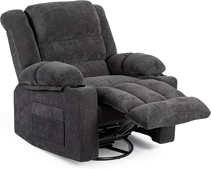 Recliner Chair Rocker Modern Ergonomic Lounge 360 Degree