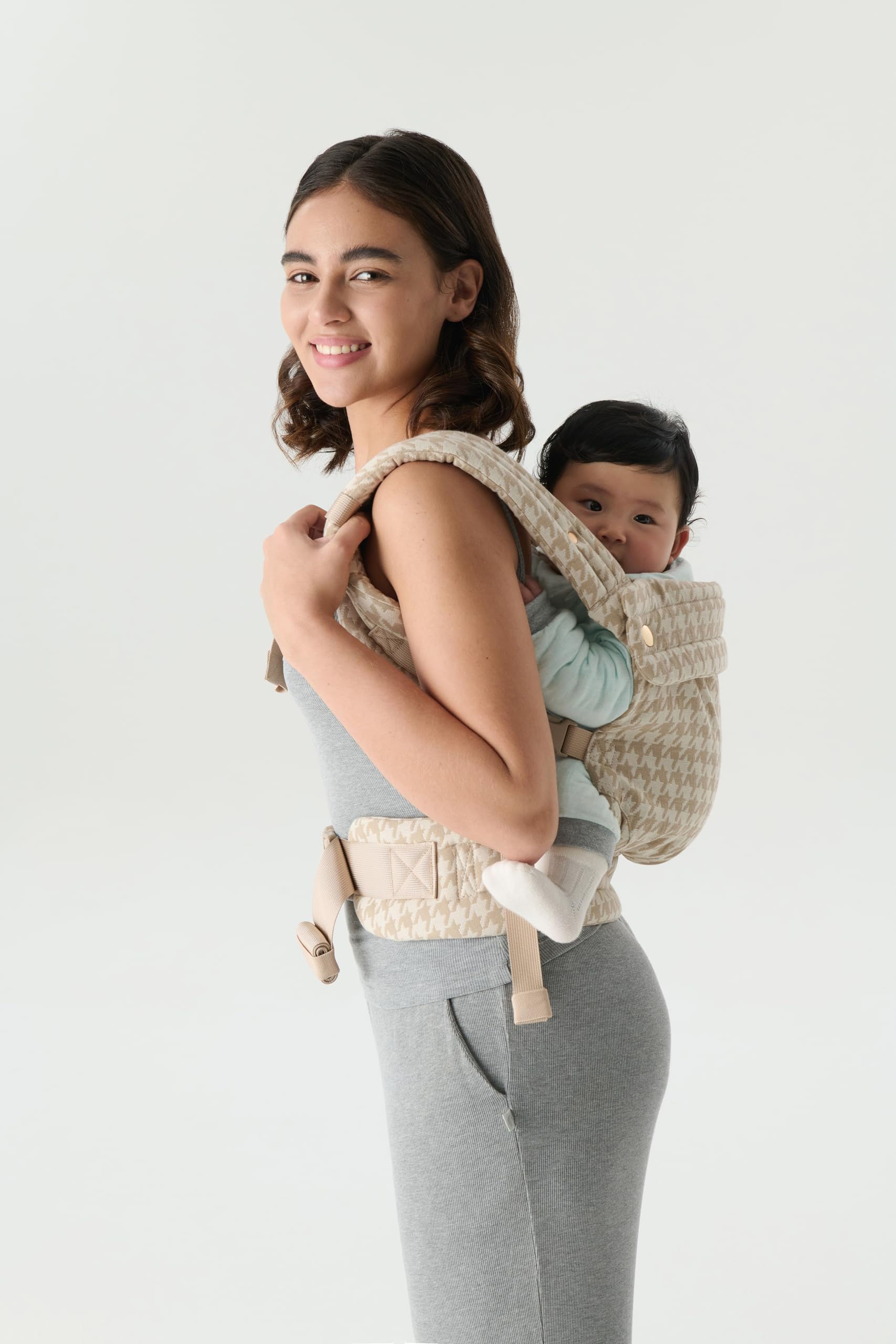 Baby Carrier Newborn to Toddler (Houndstooth)
