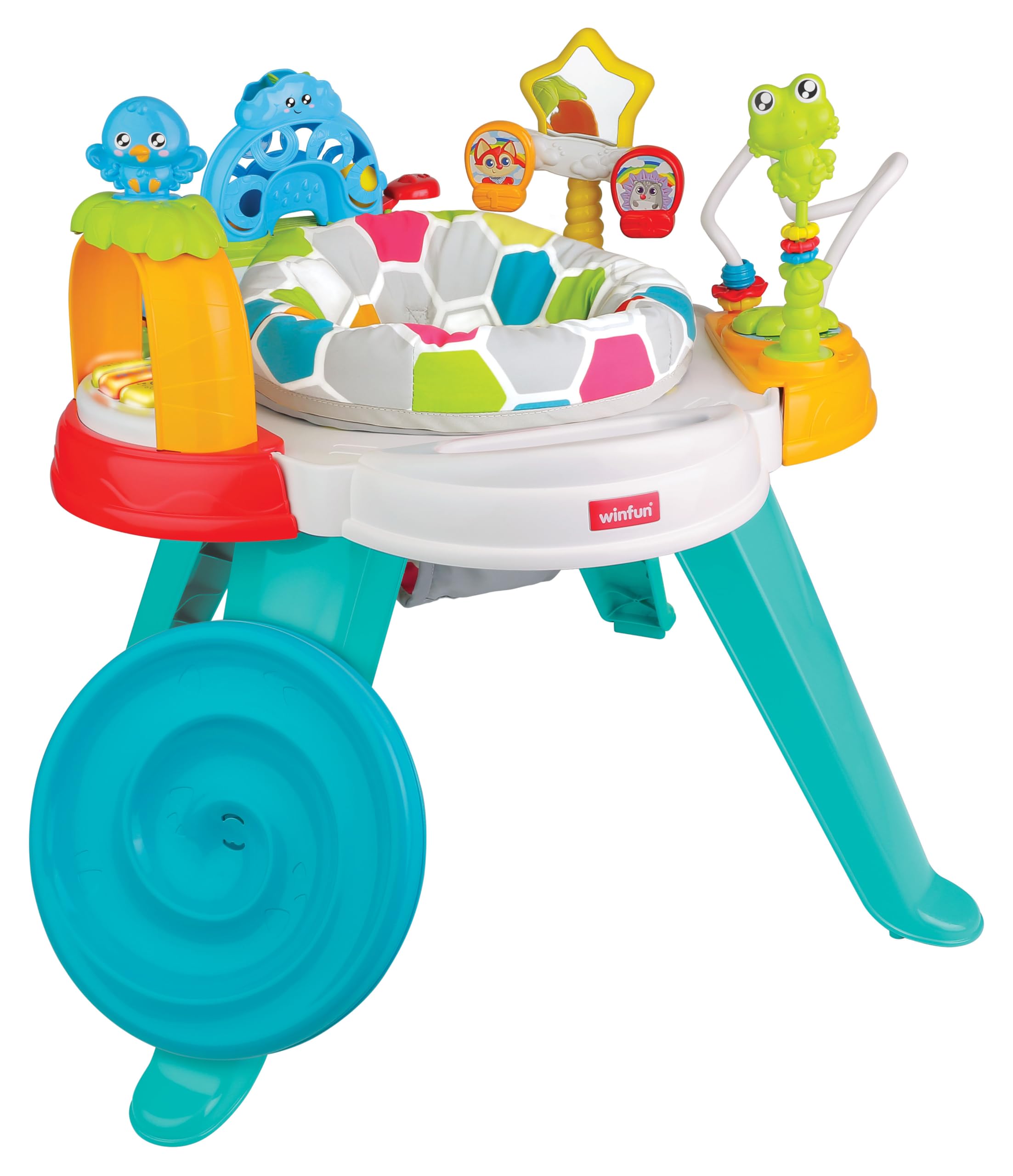Baby Move 3-in-1 Activity Center with Adjustable Height Includes Ball Poppere