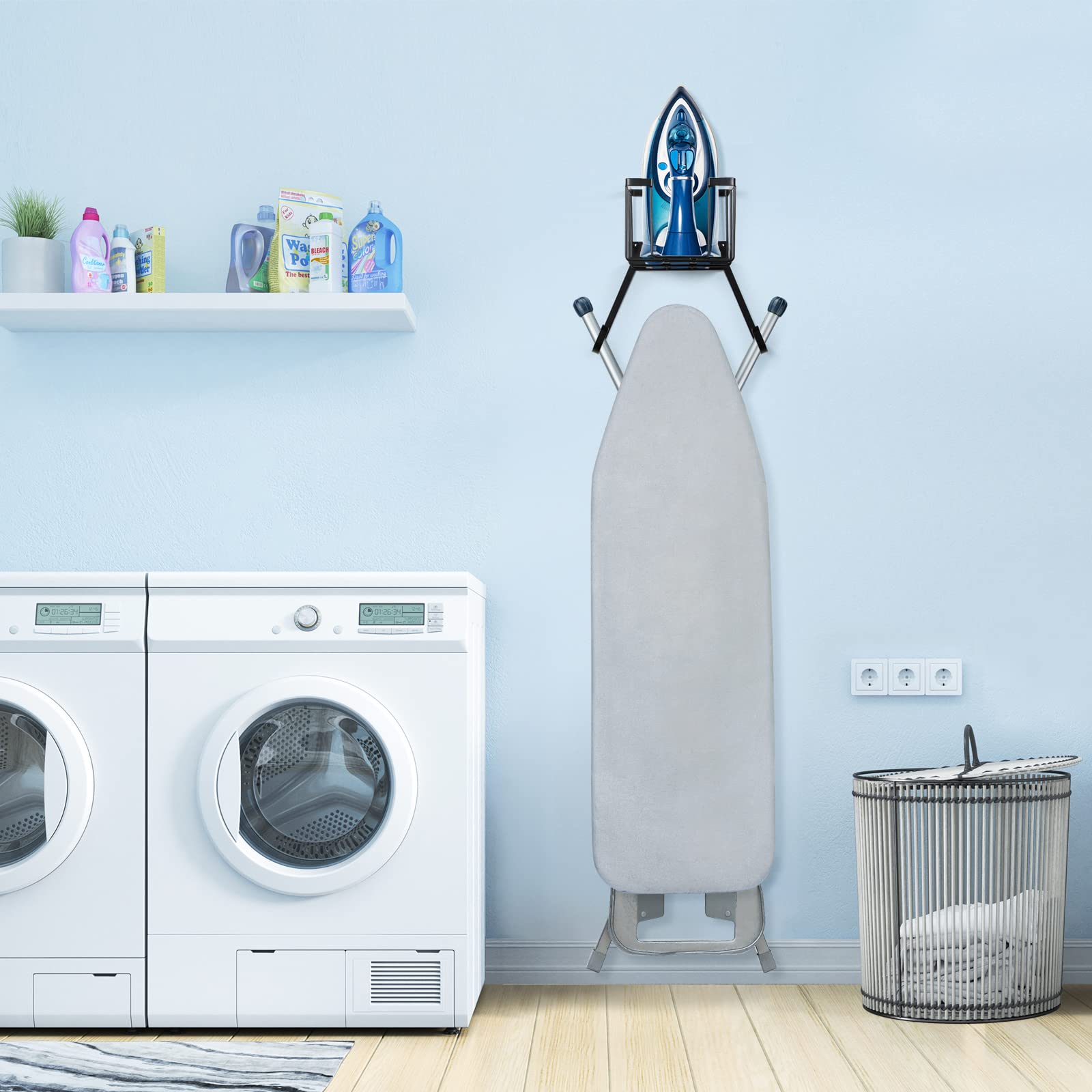 Over The Door/Wall Mount Ironing Board Hanger