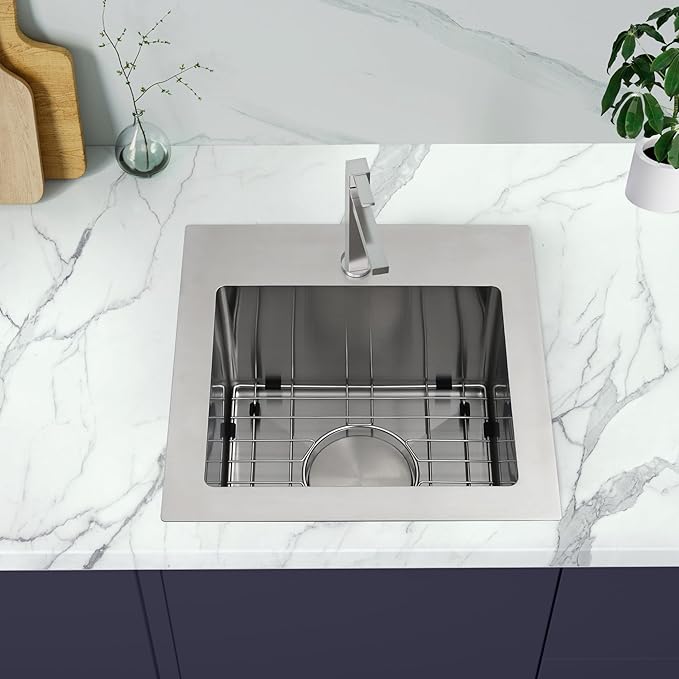 Undermount/Drop-In Topmount Stainless Steel Kitchen Sink