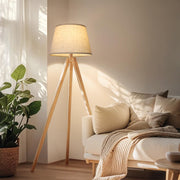 Shades Set of 2, 12"Top x 16"Bottom x 11"High, Beige Lampshades for Table