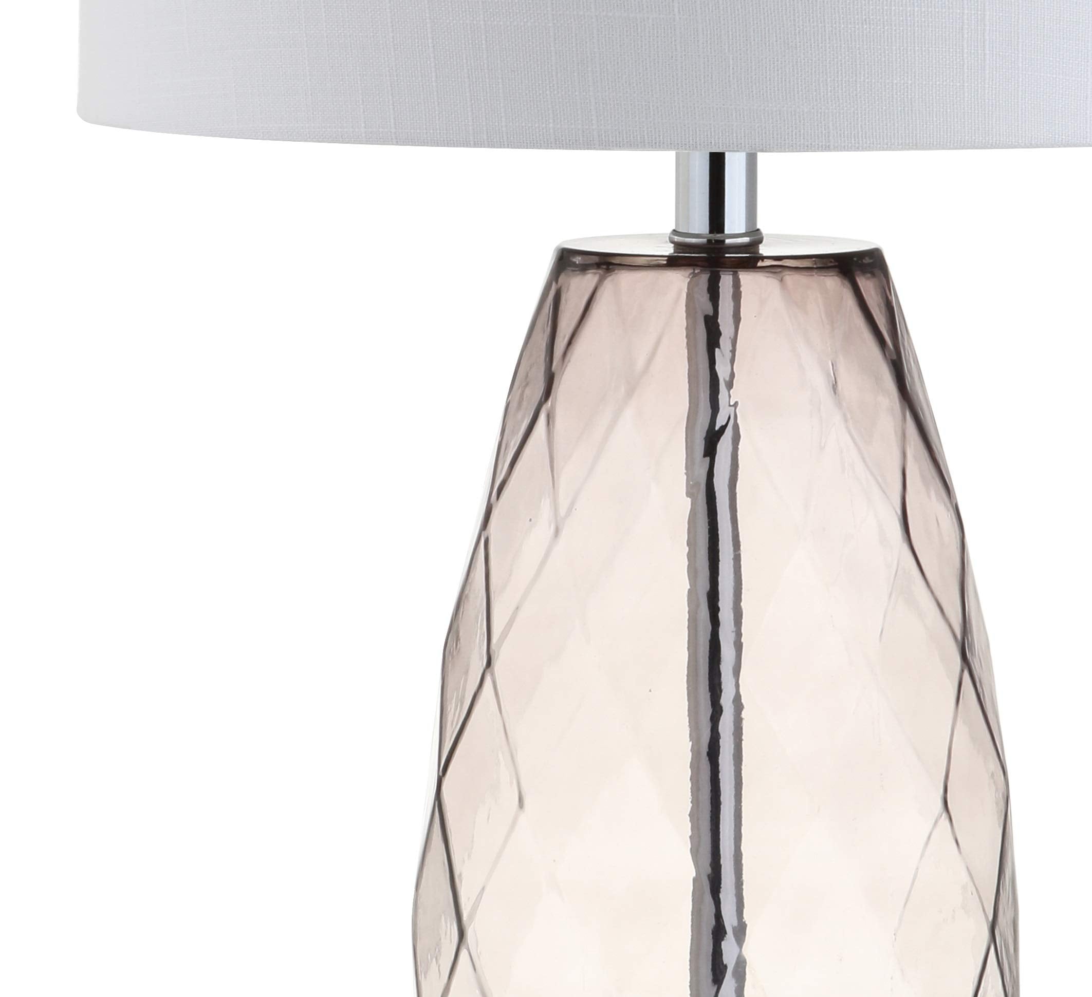4009A Juliette 26.5" Glass/Metal LED Table Lamp Contemporary Transitional