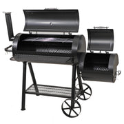 Offset Smoker Charcoal Grills with 37-Inch Cook Chamber