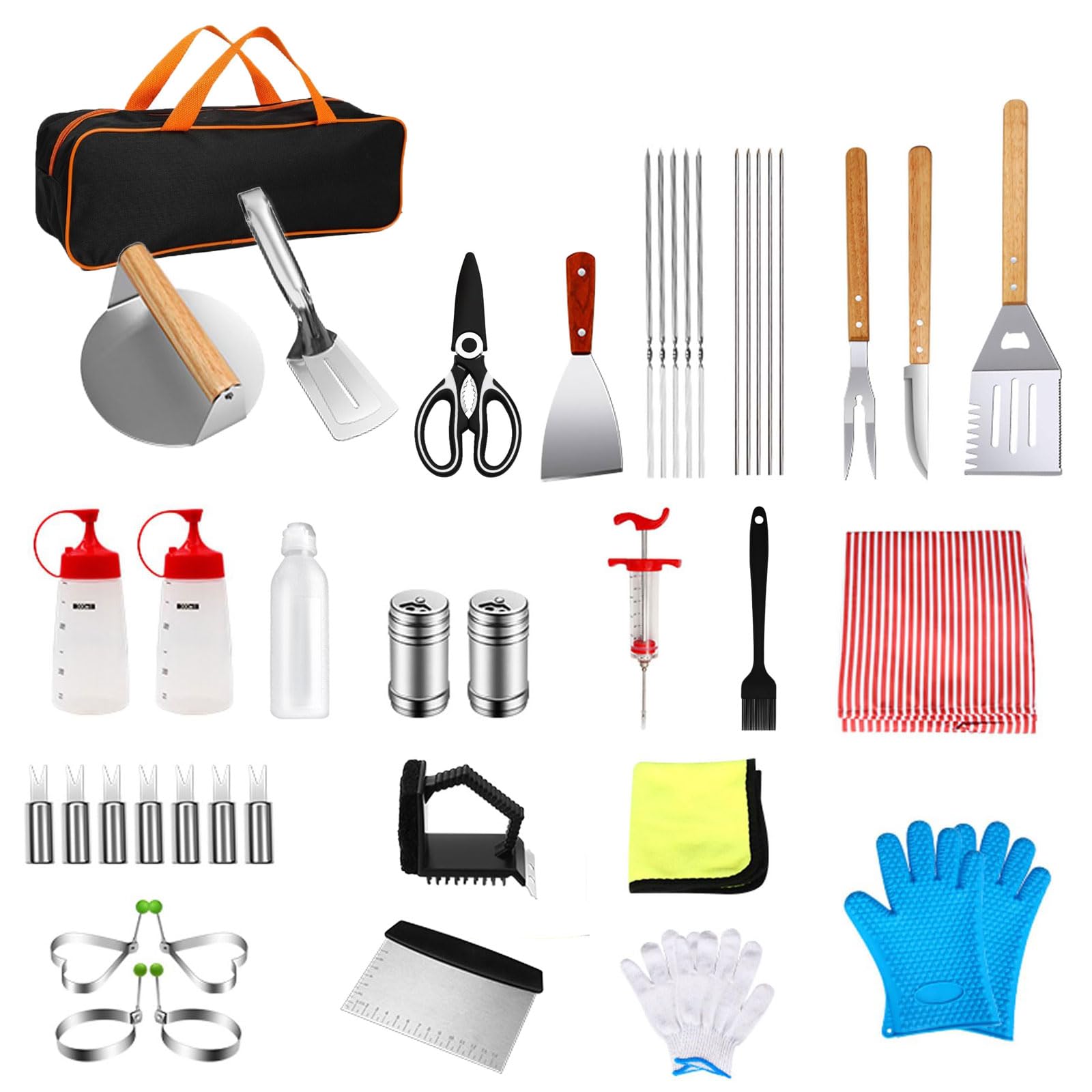 Barbecue Tool Sets - Grill Accessories Kit for Blackstone and Camp Chef