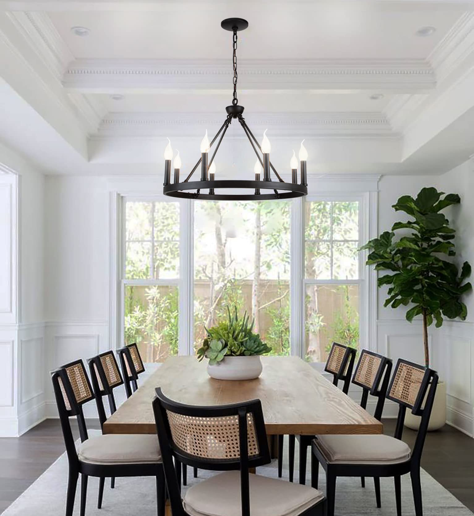 Wagon Wheel Chandelier