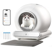 Self Cleaning Cat Litter Box, Ultra-Safe Protection Automatic Cat Litter Box