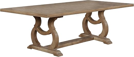 Brockway - Asian Hardwood & Veneer - Transitional Rectangular Dining Table