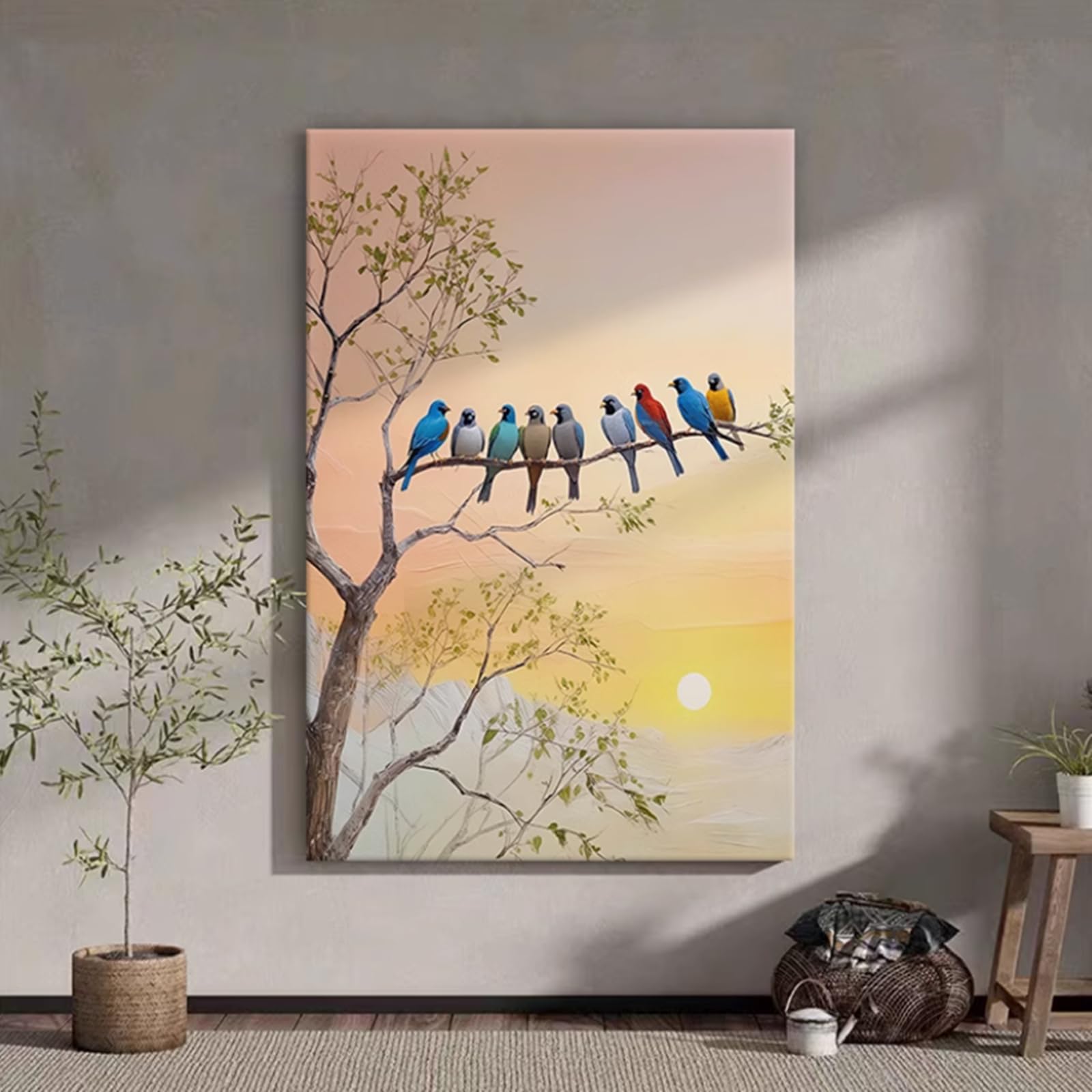 Large Canvas Wall Art Hand Drawn Oil Painting