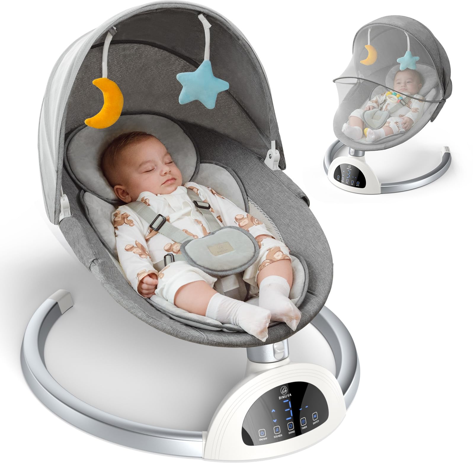 Electric Baby Swing for Infants to Toddler