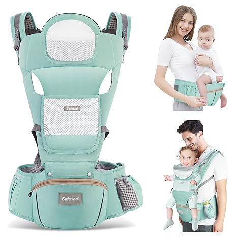 Baby Carrier Newborn to Toddler -Lightweight Baby Wrap Carrier 3-in-1 Baby Carrier