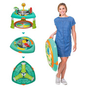 Spin & Stand Entertainer - 360 Seat and Activity Table with Simple Store-Away Design