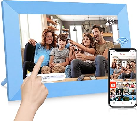 10.1" Digital Picture Frame White, Digital Photo Frame