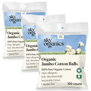 Jumbo Cotton Balls for Sensitive Skin