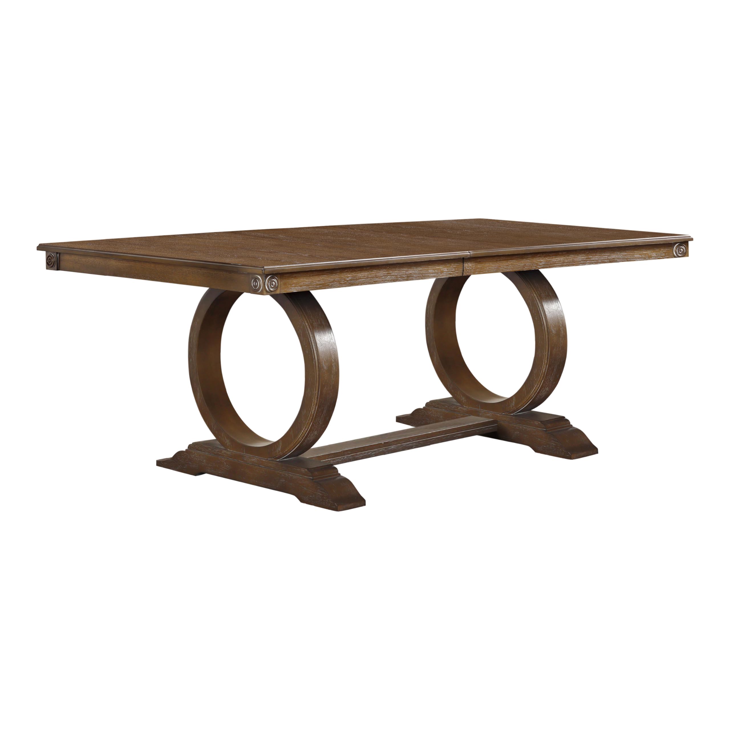 East West Furniture CACL5-LWH-C 5 Piece Dining Room Table Set Includes