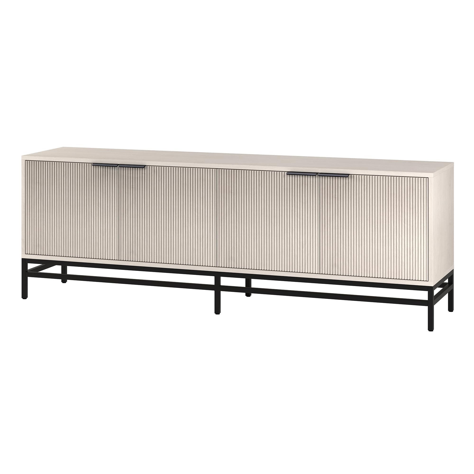 Montello TV Stand, 70" Wide, White