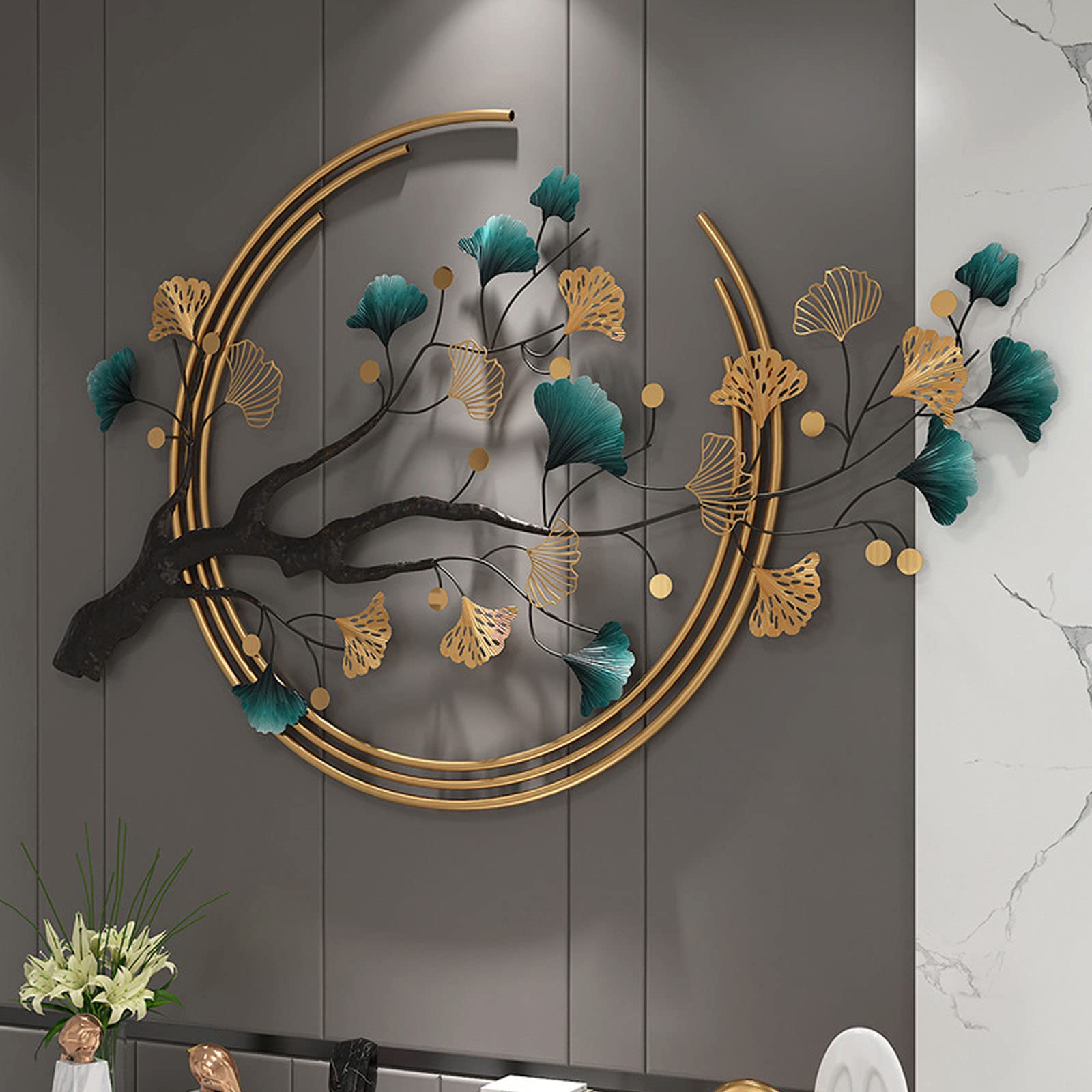 Large Metal Wall Decor 3D Wall Art Decor Modern Metal Wall Sculptures