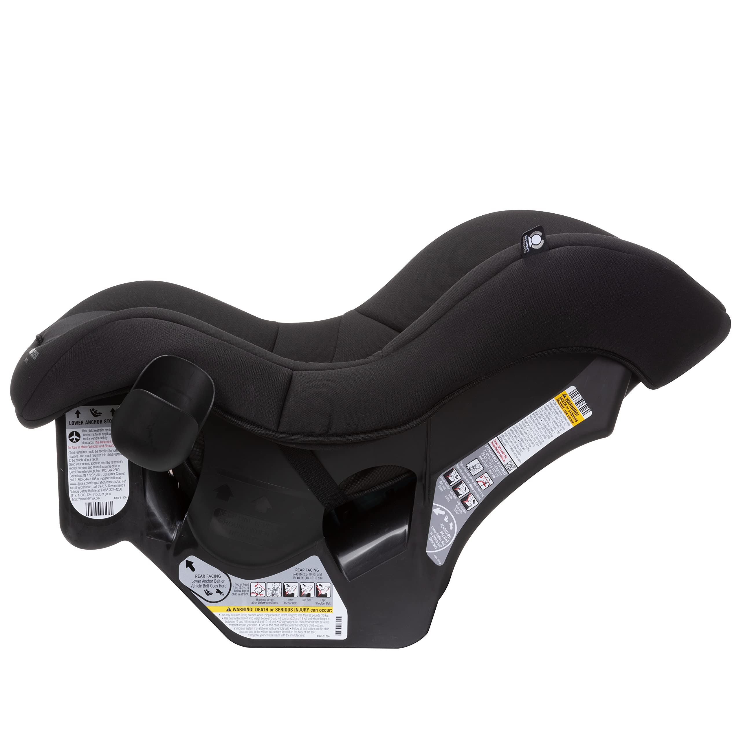 Romi Convertible Car Seat, Converts from Rear Facing Car Seat (5-40 lbs) to Forward Facing
