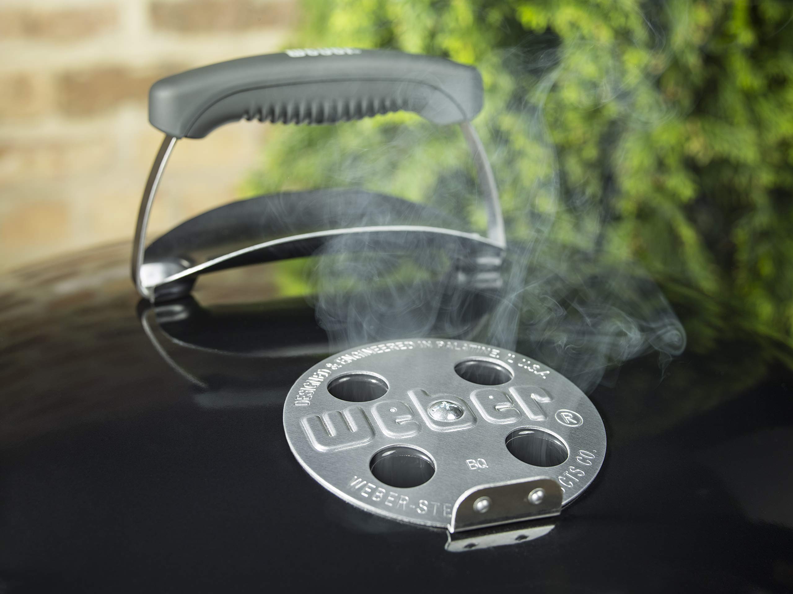 Original Kettle Charcoal Grill Barbecue, 47cm | E-4710 BBQ Grill with Lid Cover, Thermometer