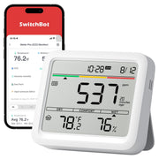 Meter Pro CO2 Indoor Air Quality Monitor 5-in-1, CO2 Alarm, Large Display
