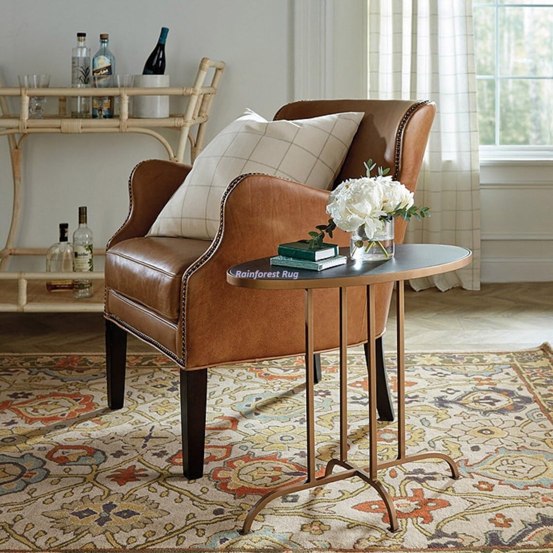 Handmade Traditional Oriental Premium 100% Wool Area Rugs & Carpet Bedroom