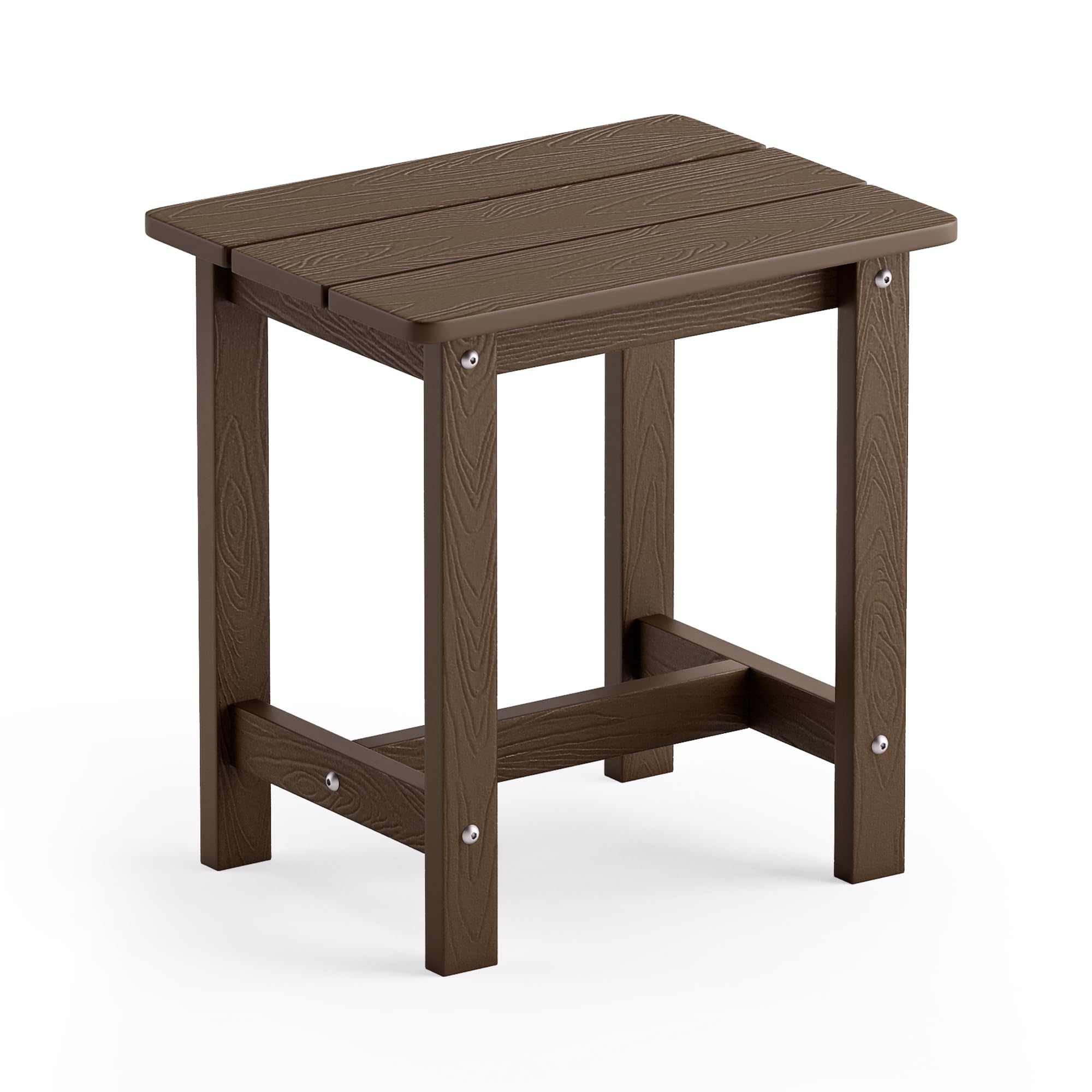 Outdoor Side Table, HDPS Small Outdoor Adirondack Side Tables