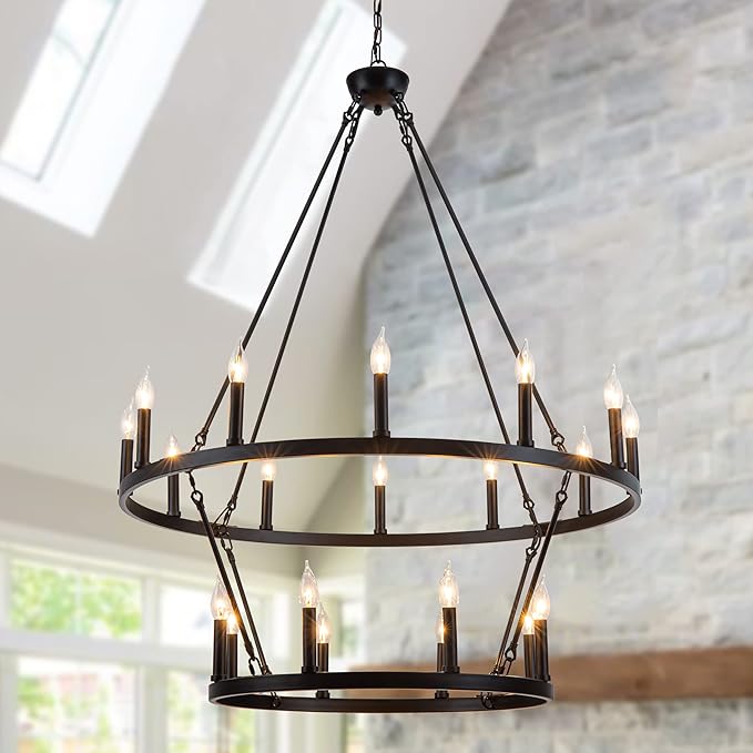 Wagon Wheel Chandelier