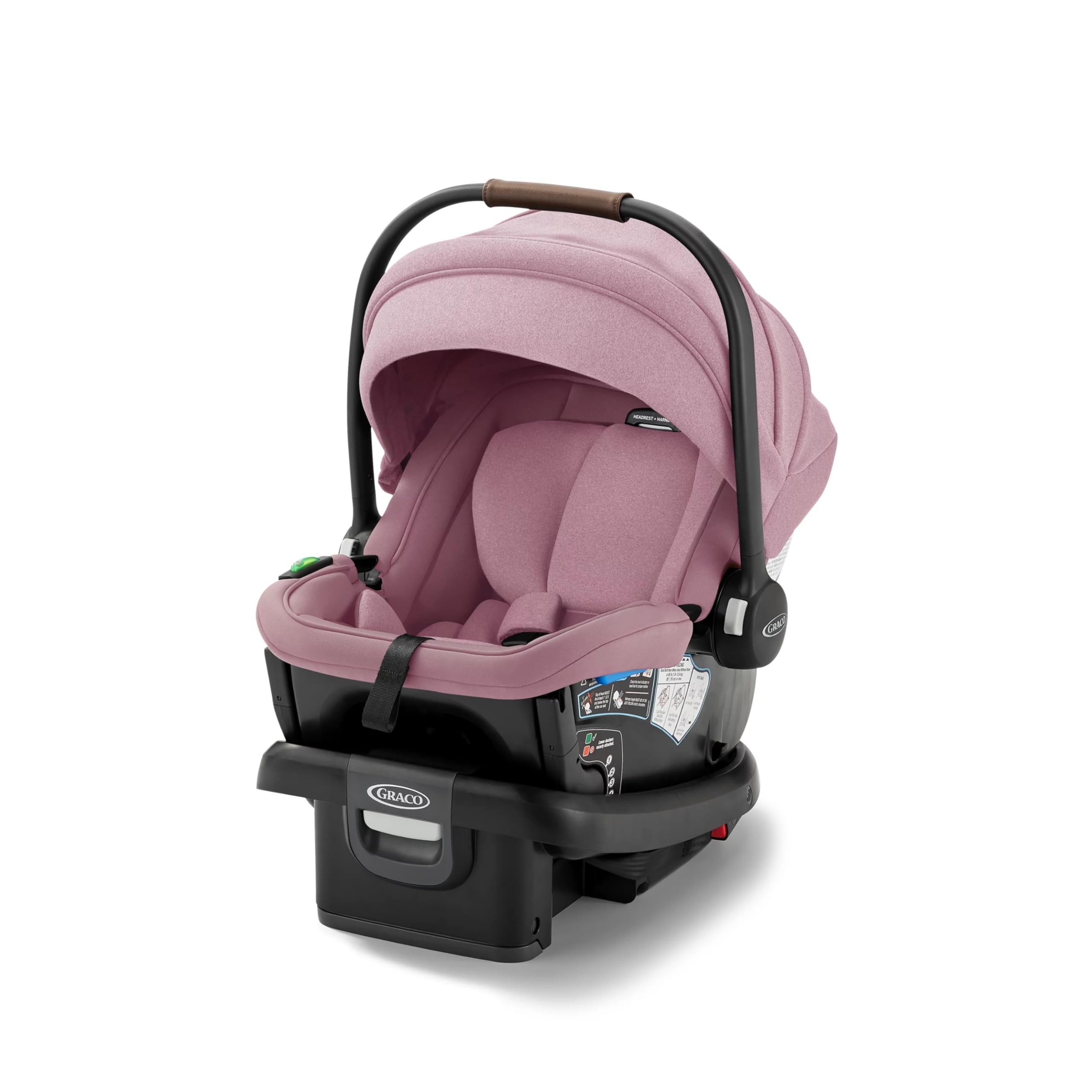 Gomax Infant Car Seat, Orchid Haze, Lightweight, Reclining Rear Facing Car Seat Installs