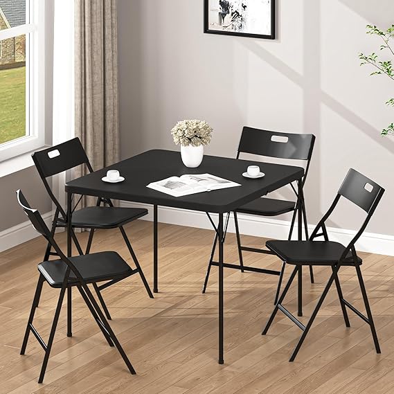 Folding Table and Chairs Set, Dining Table and Chairs Set