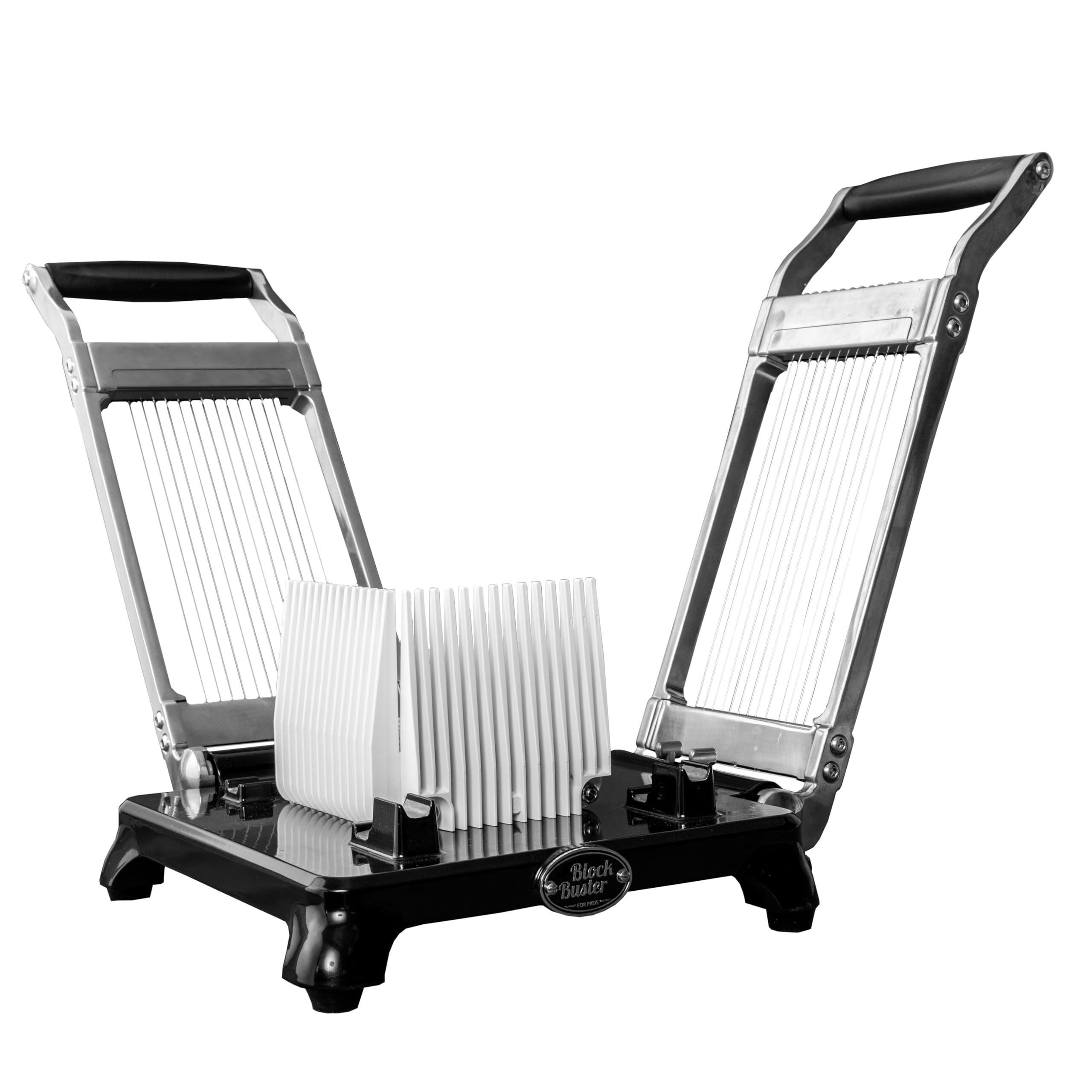 Buster Cheese Dicer - Black - Makes Cheese Cubes - 3 different formats (Black)