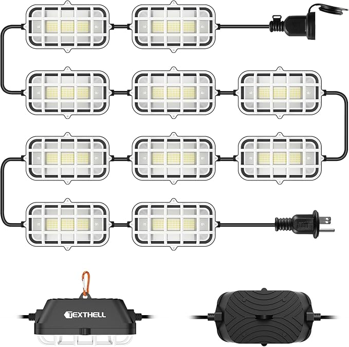 Construction String Lights 300W Super Bright 30000LM Work Lights String