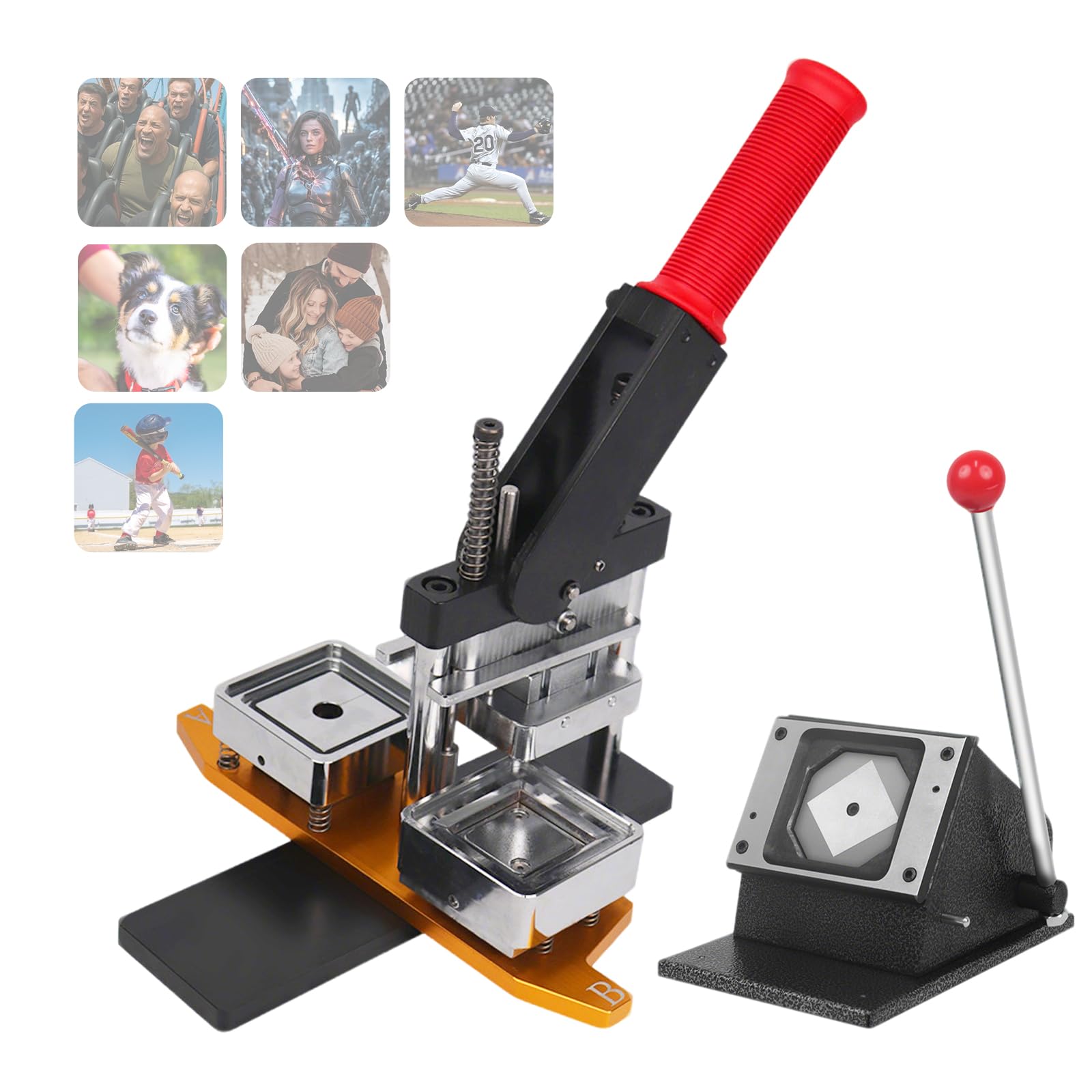 Craft Machine for Custom Magnets, Includes Press + Paper Cutter