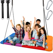 80" Giant Saucer Tree Swing 880 Lbs Large Platform Tree Swing Set
