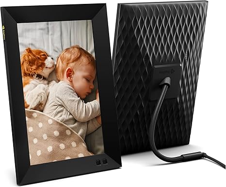 Digital Picture Frame [AI-Enhanced] Stunning HD Touch Screen Display