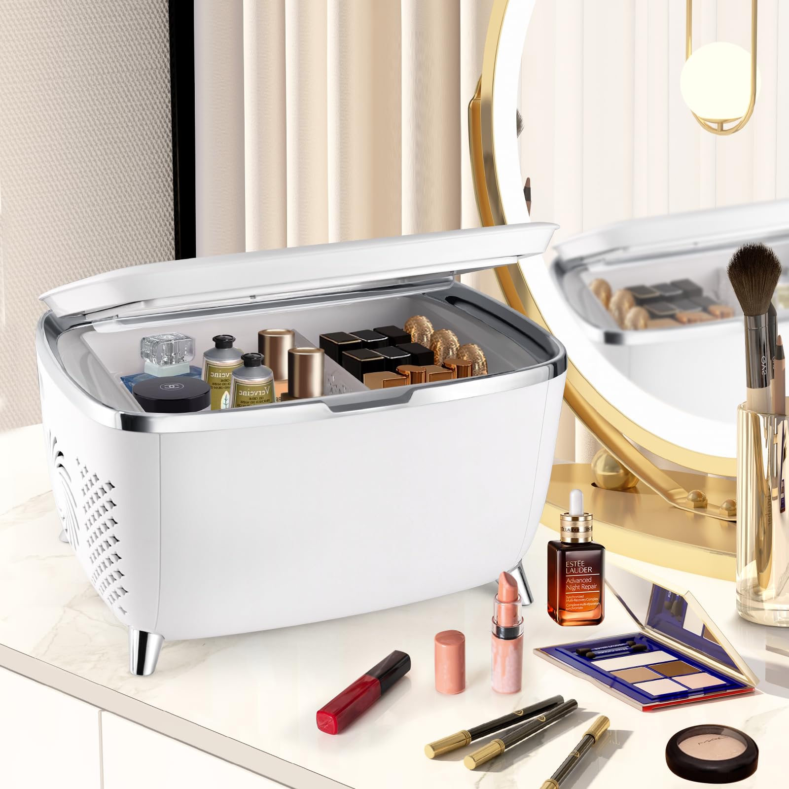 6 Liters Mini Skincare Fridge, Cosmetic Fridge, Portable Makeup Cooler