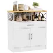 Buffet Cabinet, Kitchen Sideboard with Storage and Drawer