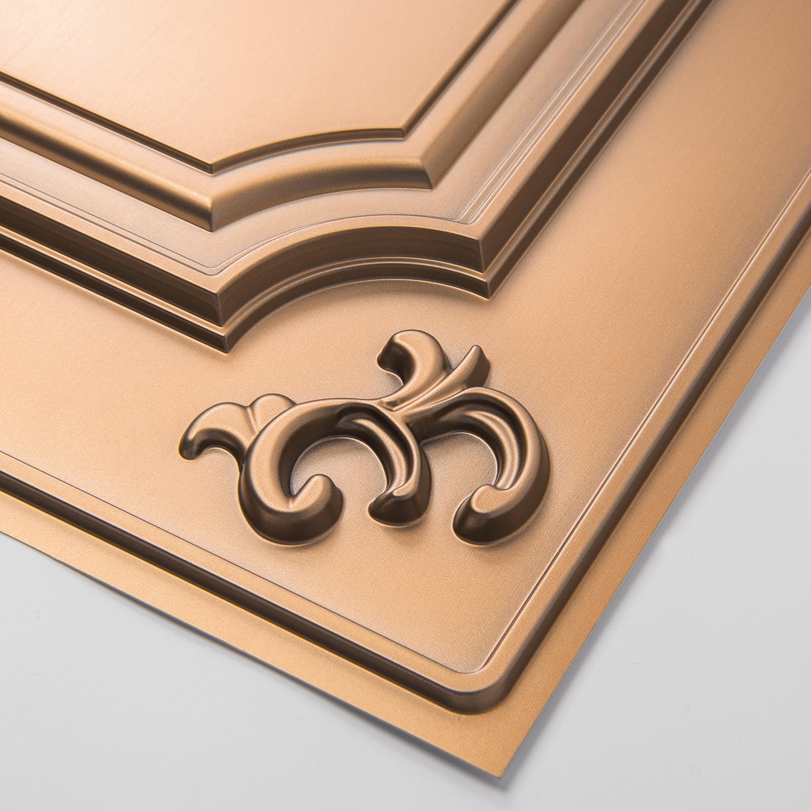 Ceiling Tiles 24x24 in Bronze (12-Pack, 48 Sq.ft), Wainscoting Panels Glue Up 2x2