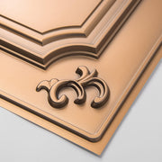 Ceiling Tiles 24x24 in Bronze (12-Pack, 48 Sq.ft), Wainscoting Panels Glue Up 2x2