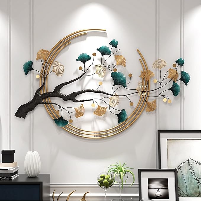 Large Metal Wall Decor 3D Wall Art Decor Modern Metal Wall Sculptures
