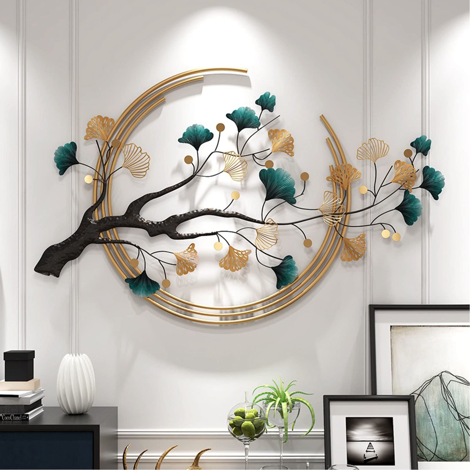 Large Metal Wall Decor 3D Wall Art Decor Modern Metal Wall Sculptures