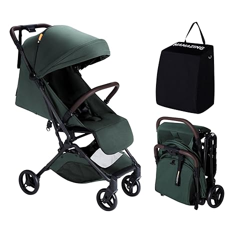 Lightweight Baby Travel Stroller with Carbor Fiber Frame, Compact & Airplane-Friendly,