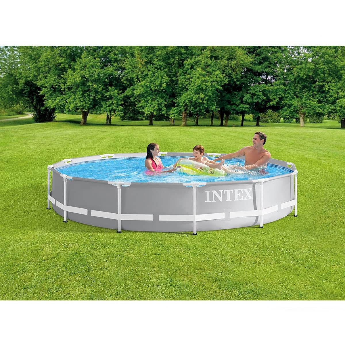 New Brothread Intex 12Ft X 30In Prism Frame Pool Set