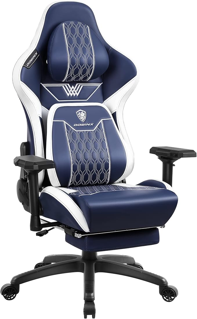 Gaming Chair with Footrest, High Back Ergonomic Office Chair