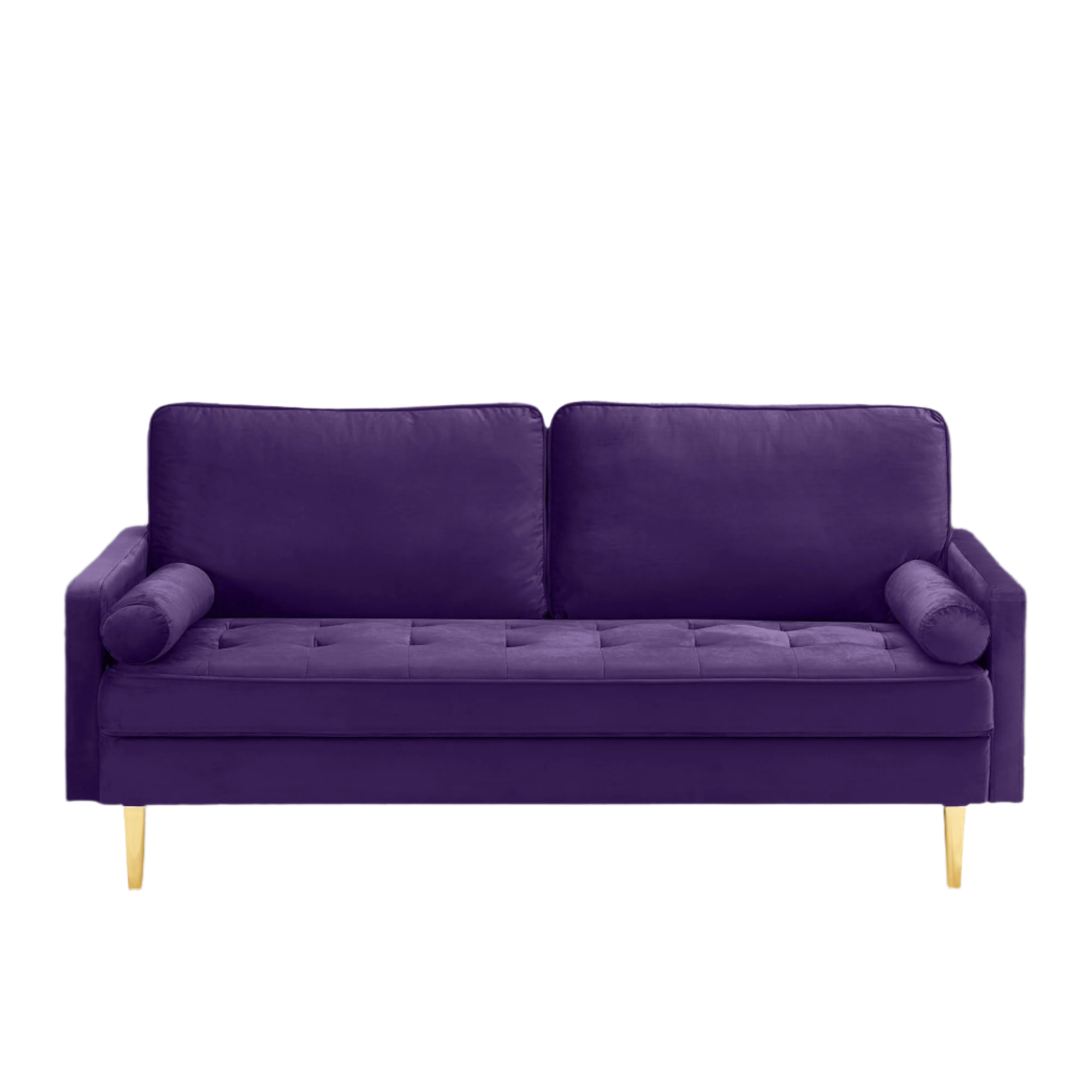 67" Modern Velvet Loveseat Sofa Couch, living room