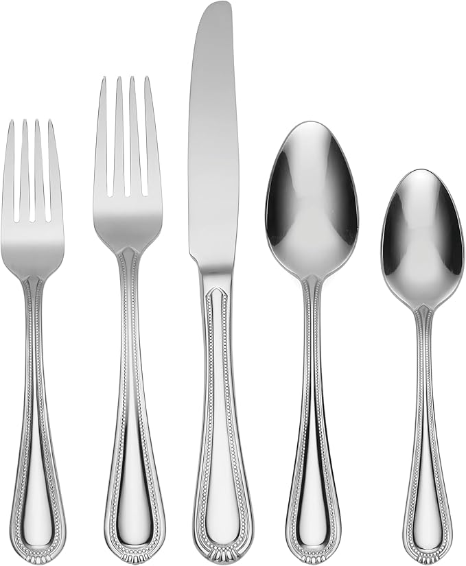 B014045AL20 Countess 45 Piece Everyday Flatware Set, Service For 8