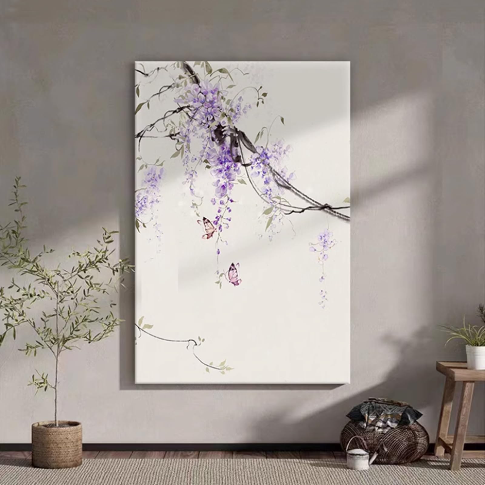 Framed Chinese Painting Landscape Hand Painted Oil Painting Wall Art