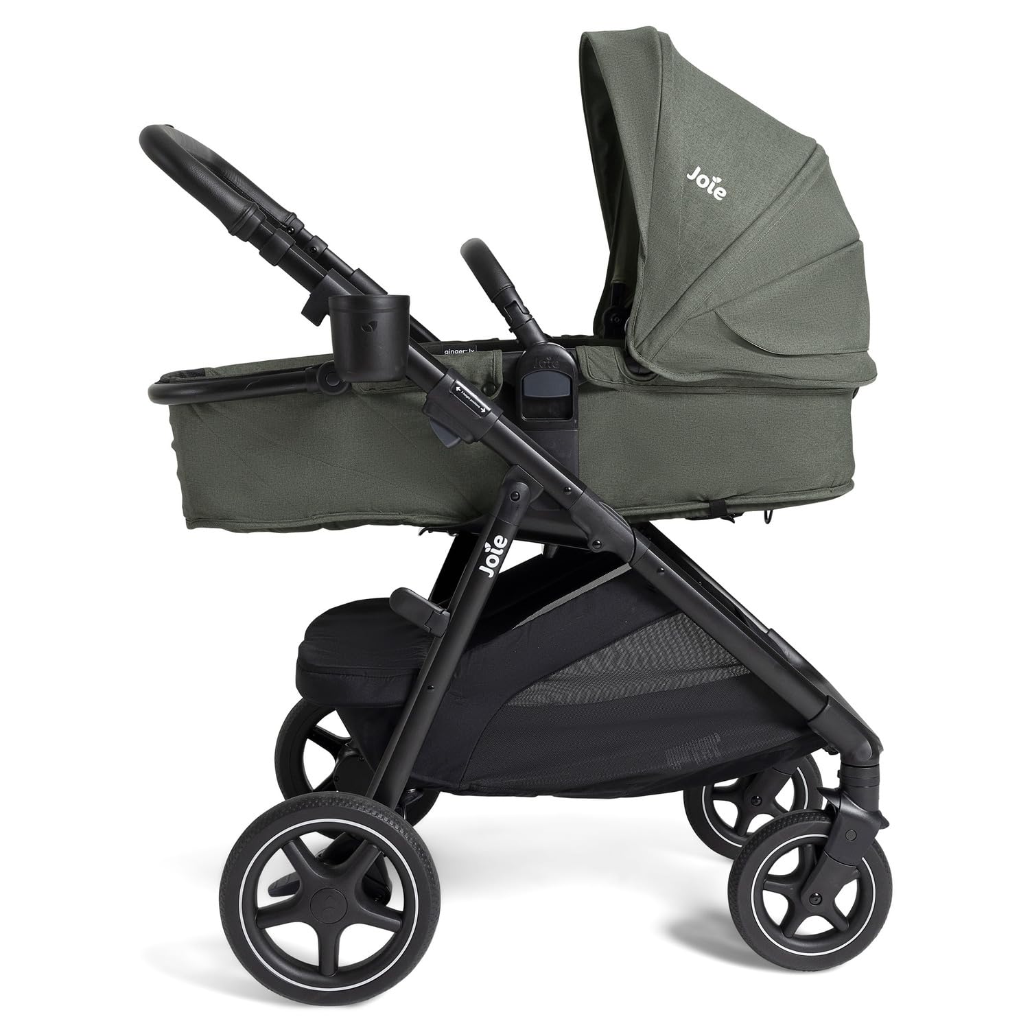 Ginger LX Stroller and Rue Car Seat Travel System (Evergreen)