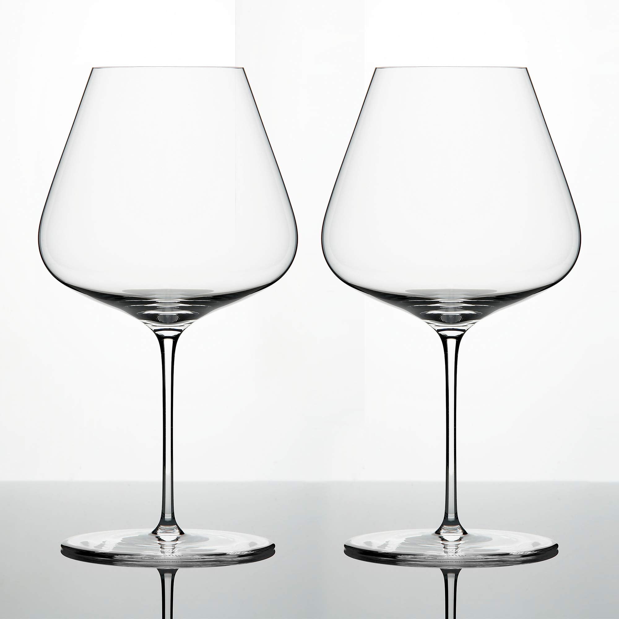 Burgundy Red Wine Glass Hand-Blown Crystal | Set of 2