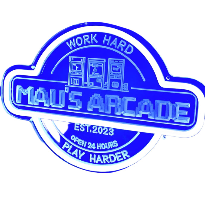 Large Arcade Neon Sign, Ugrade Retro Game Ghost Arcade LED Neon Light Sign