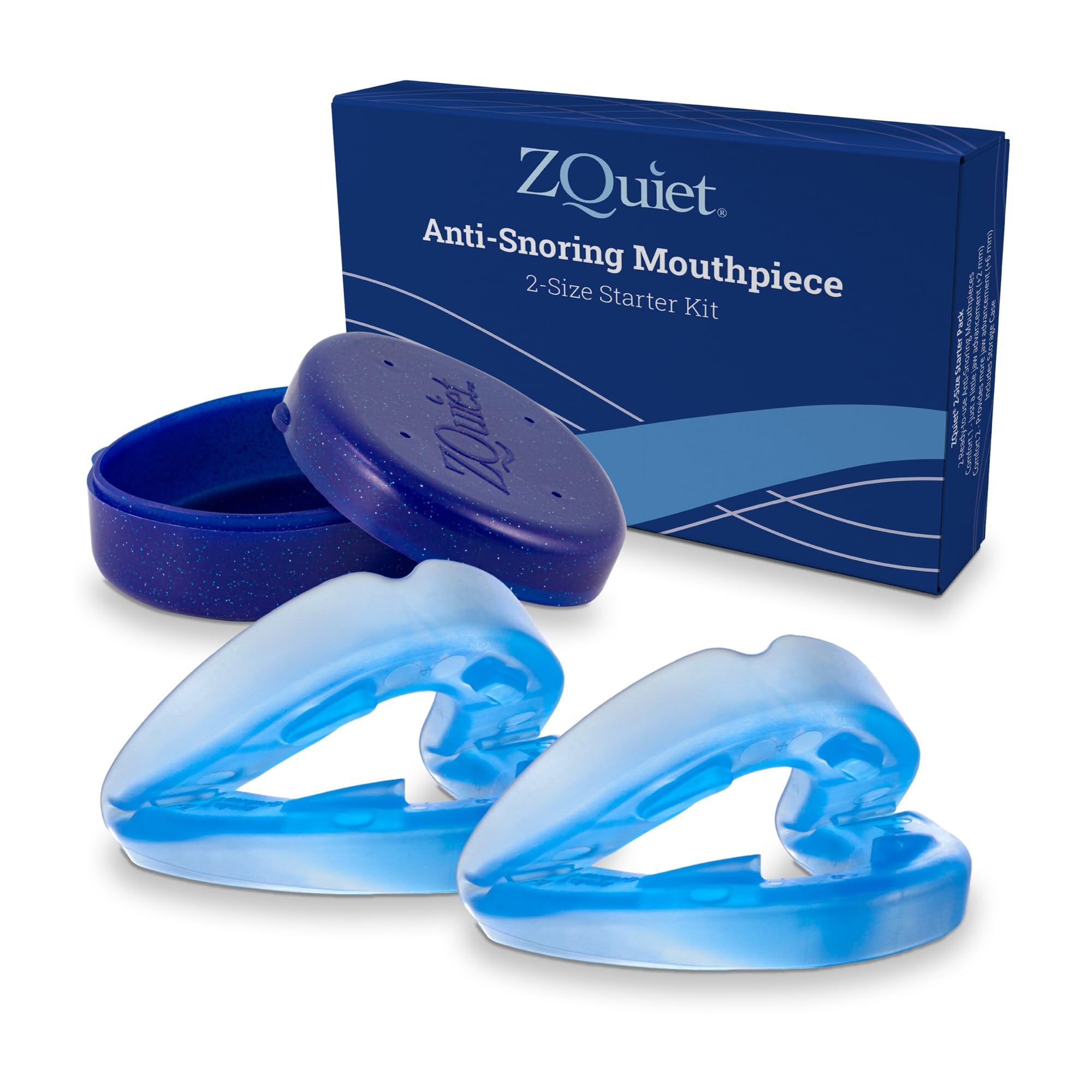 Anti-Snoring Mouthpiece, Starter Pack with 2 Sizes